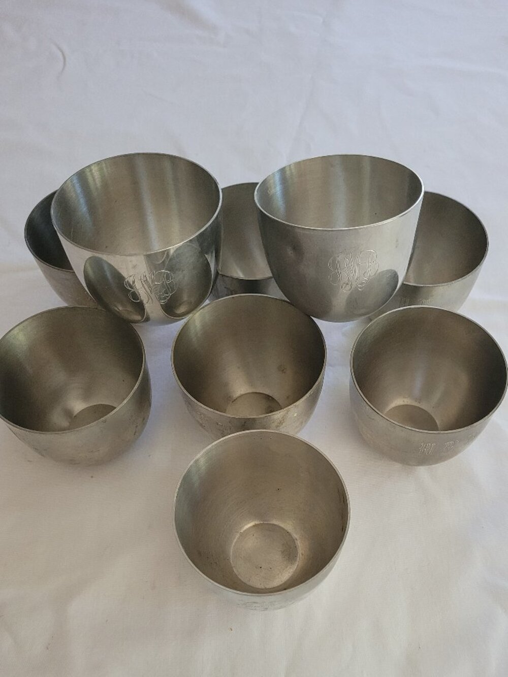Vintage Lot of Nine Jefferson Cups.
